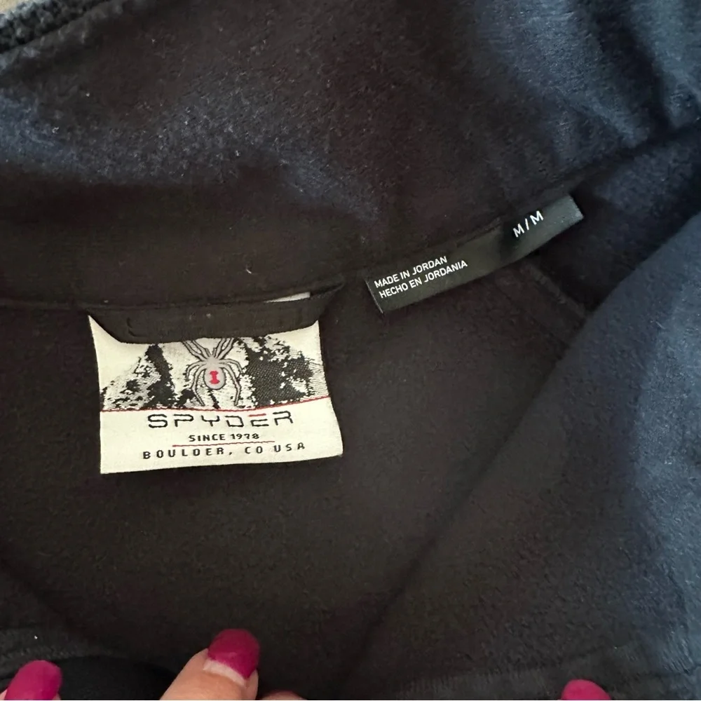 Spyder 1/4 Zip Fleece Outbound Pullover Sweater Jacket Layer‎ Outdoor M